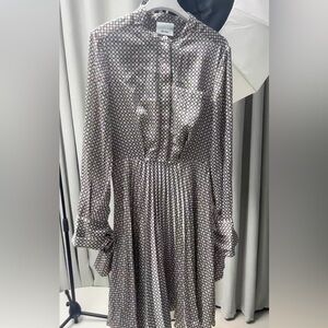 Acler Black and White Geometric skirt